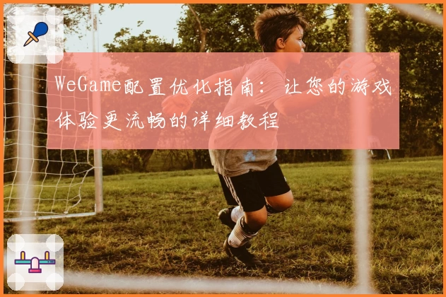 WeGame配置优化指南：让您的游戏体验更流畅的详细教程